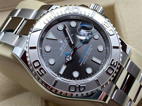 rolex yacht master rhodium for sale|rolex yacht master 40 thickness.